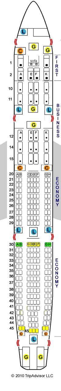 SeatGuru Seat Map Oman Air