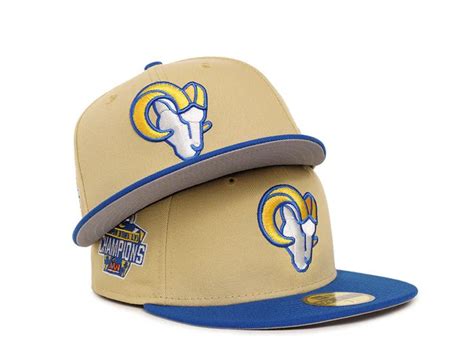 Los Angeles Rams Super Bowl Lvi Champions Vegas Gold Blue 59fifty