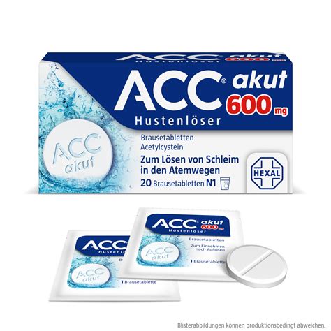 ACC akut 600 mg Hustenlöser Brausetabletten 50 ml antibakterieller