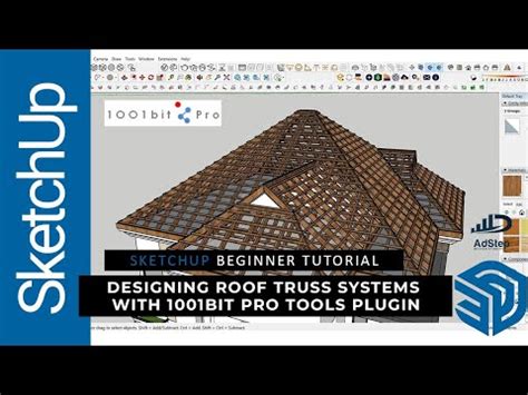 Mastering Roof Truss Systems In Sketchup With Bit Pro Tools Plugin