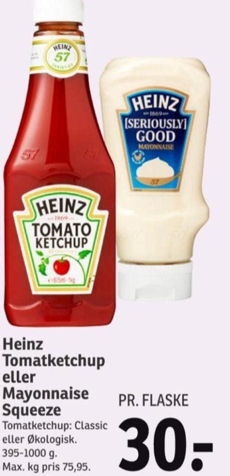 Mayonnaise Squeeze Heinz SPAR Marts 2024 Alle Tilbudsavis