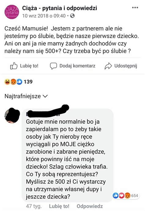 Ciekawi Mnie Czy Madki I Inne Socjalplusy Po Prostu Nie Wiedz Sk D