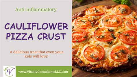 Cauliflower Pizza Crust Vitality Consultants
