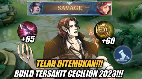 TERLALU SADIS BUILD TERSAKIT CECILION YG PERNAH ADA MOBILE LEGENDS