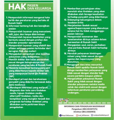 Leaflet Hak Dan Kewajiban Pasien Hpk Rsud Dr Darsono Pacitan