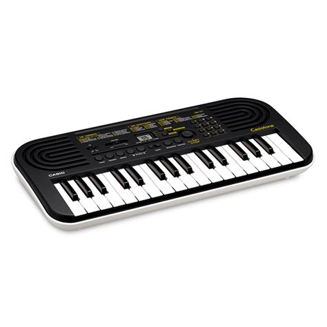 CASIO SA51 Tastiera Elettronica 32 Tasti Nera Con Fondo Bianco