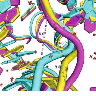 Comparative bending of the sugar-phosphate backbone of a substrate as ...