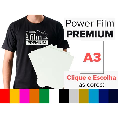 Filme De Recorte Termocolante Power Film Premium A Folhas