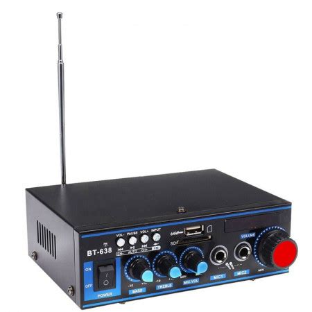 Amplificator Cu Bluetooth X W Pentru Boxe Pasive Bt Karaoke Bar