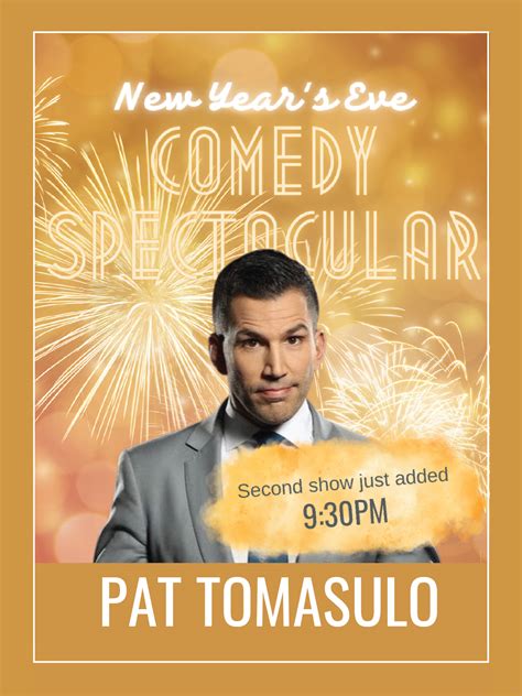 Pat Tomasulos New Years Eve Comedy Spectacular Beverly Arts Center