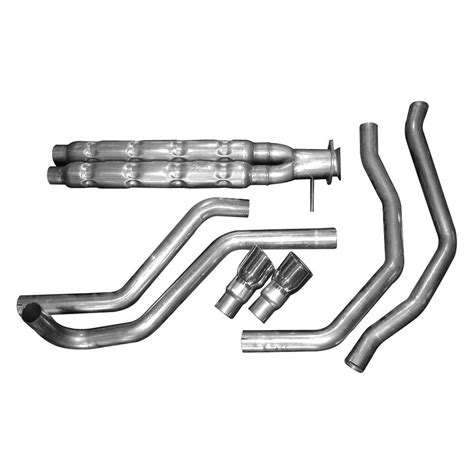 Stainless Works Ssrch Ss Chambered Round Dual Cat Back Exhaust