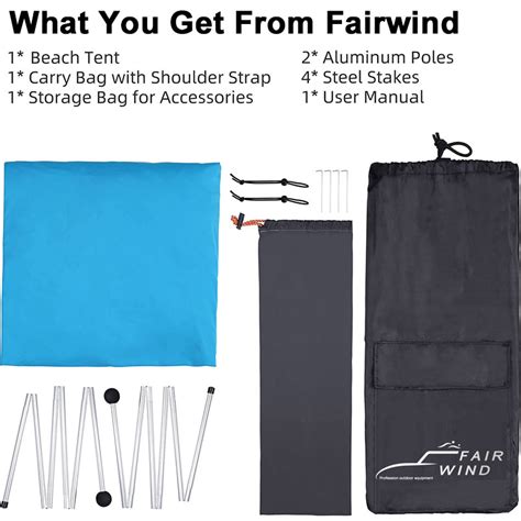 Supply Portable Pop Up Beach Sunshade Wholesale Factory - Fairwind camping