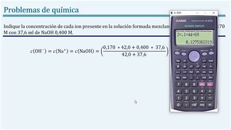 Problema 4 72a Brown 14ed Calculando La Concentraciones De Iones De