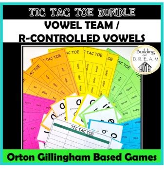 Orton Gillingham Games Tic Tac Toe Bundle By Building Our Dream Home