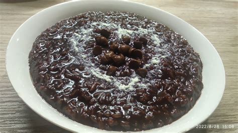 How To Cook Champorado Chocolate Rice Porridge Youtube