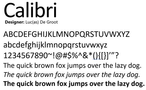 Calibri Font - Fonts Hut