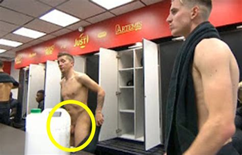 Footballer Mathias Autret Caught Naked In Lockerroom Spycamfromguys