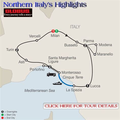 Globus Northern Italy S Highlights