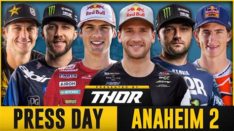 Anaheim Press Day Ft Roczen Tomac Sexton Youtube