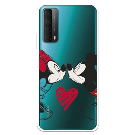 Funda Para Huawei P Smart Oficial De Disney Mickey Y Minnie Beso