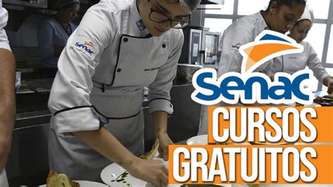 SENAC abre vagas em cursos gratuitos de gastronomia e idiomas faça sua