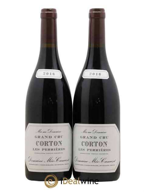 Buy Corton Grand Cru Les Perri Res M O Camuzet Domaine Lot