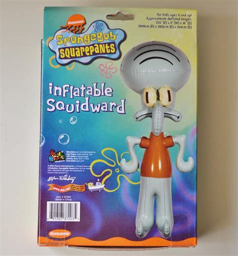 Nickelodeon Spongebob Squarepants Inflatable Squidward Kidz Kraze 2003