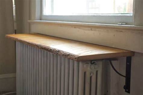 A Batonnet A Day Diy Radiator Shelves Radiator Shelf Hallway Ideas Diy Shelves