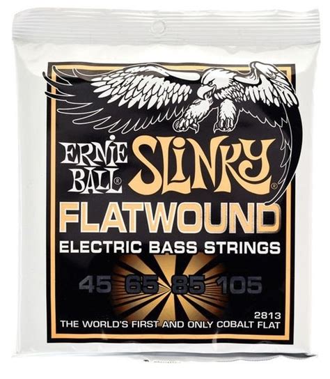 Ernie Ball Flatwound Struny Do Gitary Basowej Riff Net Pl