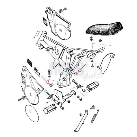 Swingarm Axle Bearings Puch Magnum X JMPB Parts