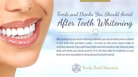 Foods And Drinks You Should Avoid After Teeth Whitening Ppt Free