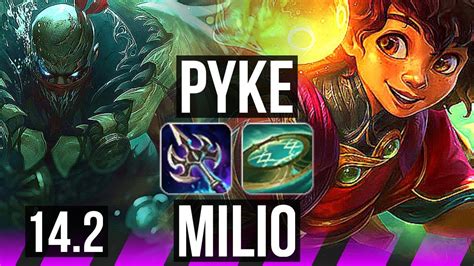 PYKE Kalista Vs MILIO Jinx SUP Rank 4 Pyke 8 2 13 400 Games