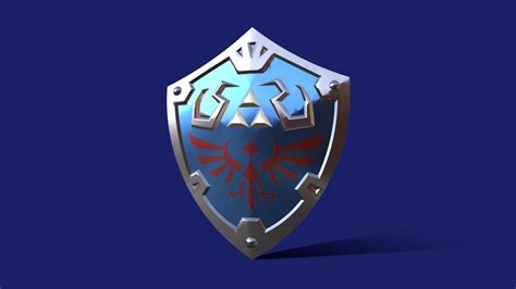 Hylian Shield Download Free 3d Model By Calfan [fb98826] Sketchfab