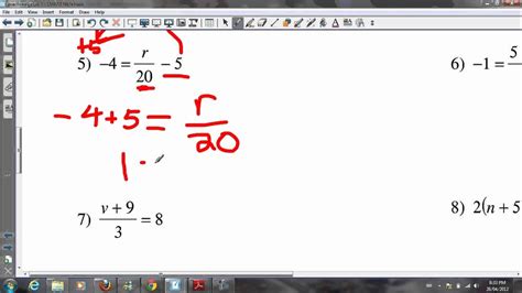 Algebra Grade 8 Tutorial YouTube