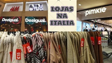 LOJAS DE ROUPAS E PREÇOS NA ITÁLIA H M Bershka Pimkie YouTube