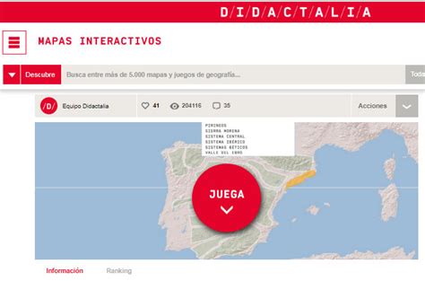 Didactalia Mapas Interactivos De Espa A