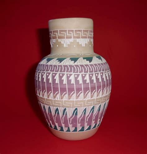 Vases Home D Cor Handmade Southwestern Native American Navajo Hand