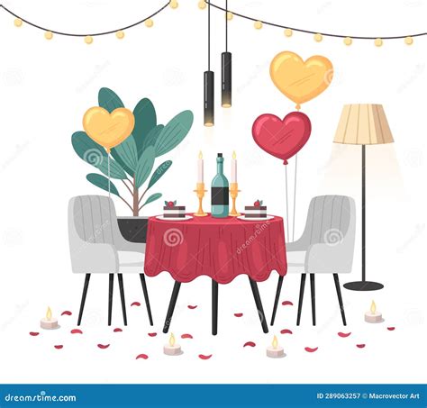 Restaurant Interior Cartoon Stock Vector - Illustration of furniture ...