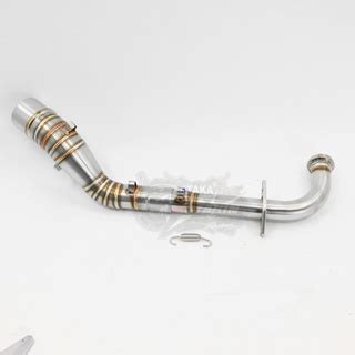 Mutakin Yamaha Mm Mm Big Elbow Pipe Nmax V White Steel Shopee