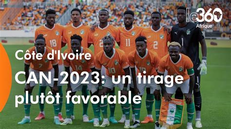 Tirage au sort CAN 2023 les Eléphants de Côte dIvoire pas trop mal