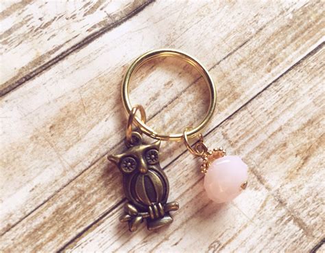 Owl Key Chain Key Ring Unique T Friendship T Etsy Keychain