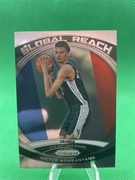 Victor Wembanyama Panini Prizm Global Reach Spurs Rookie