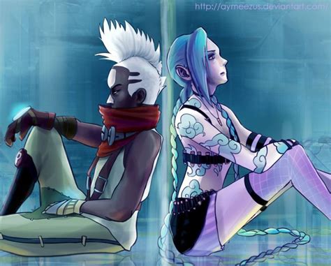 Ekko And Jinx By Aymeezus On Deviantart Casal Lol