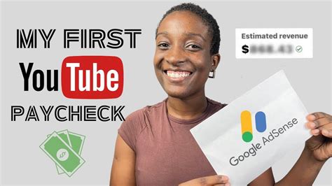 MY FIRST YOUTUBE PAYCHECK How Much Do Small YouTubers Make YouTube