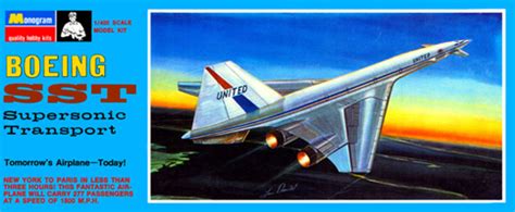 Boeing 2707-200 SST Concept by Monogram - Fantastic Plastic Models