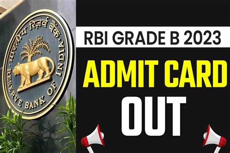 Rbi Grade B Phase Ii Admit Card 2023 एडमिट कार्ड जारी जल्दी करें