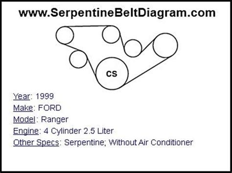 2006 Ford Explorer Serpentine Belt Diagram