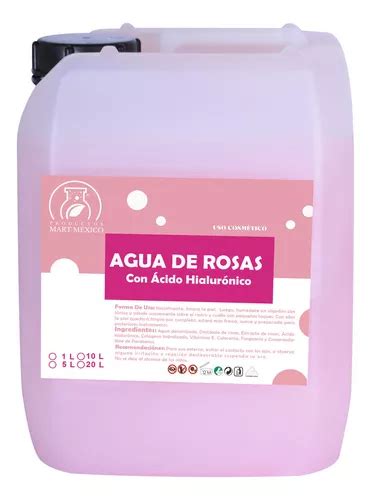 Aguat Nico Agua De Rosas Con Cido Hialuronico Productos Mart Mexico