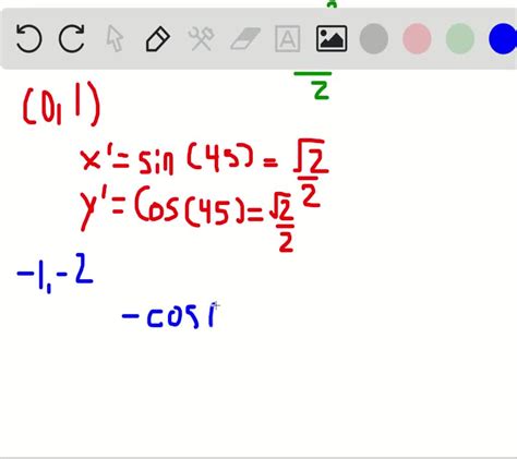 Solved For Exercises 15 18 Assume That The X And Y Axes Are Rotated