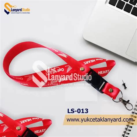 Tali ID Card Sablon Polyester 1 5cm Plus Stopper Pabrik Tali ID Card